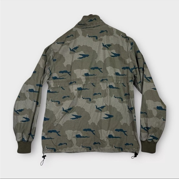 Vtg Stussy Full Zip Camo Jacket Men’s XL Green Long Sleeve Preppy Street Wear - Picture 2 of 12
